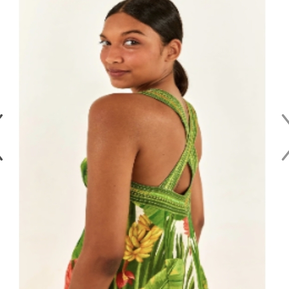 FARM Rio Fresh Forest Mini Dress Sz.S NWT - Picture 3 of 10